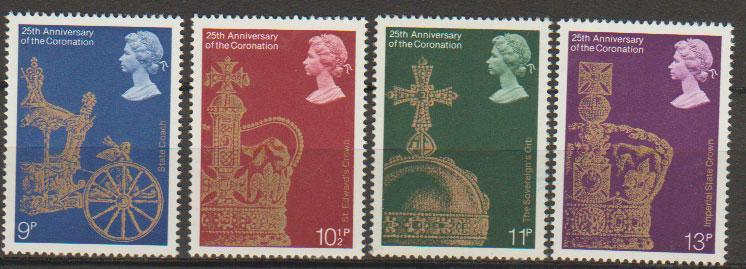 Great Britain SG 1059 - 1062 set Mint Unhinged 