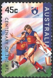 Australia SC#1513 45¢ Centenary of AFL: Fitzroy (1996) Used