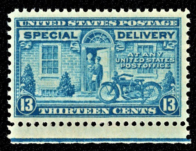 US E17 MNH VF 13 Cent Special Delivery Motorcycle Delivery