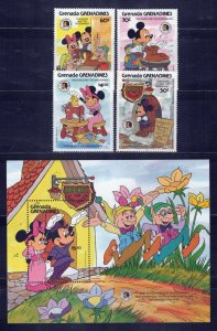 Grenada Grenadines 717-721 MNH Disney The Elves & the Shoemaker ZAYIX 0701M0093