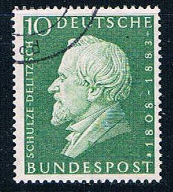 Germany 789 Used Schulze-Delitzsch 1958 (GI0663P195)+