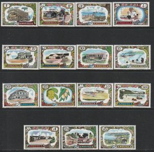 1970 Anguilla - Sc 99-113 - MNH VF - 15 single - Building