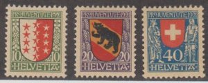 Switzerland Scott #B18-B19-B20 Stamps - Mint Set