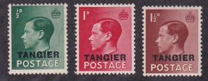 Great Britain - Morocco Agencies # 511-513. Hinged, 1/3 Cat.