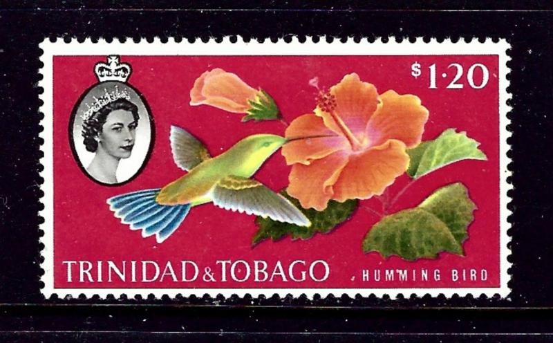 Trinidad and Tobago 101 MNH 1960 Hummingbird and Flower