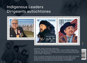 Canada 2022 MNH Stamps Souvenir Sheet Scott 3339 First Nations Leaders Indians