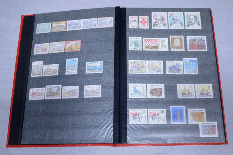 CROATIA Postage Stamps Sheets Album Collection Horvatia 1991-1996 Mint NH