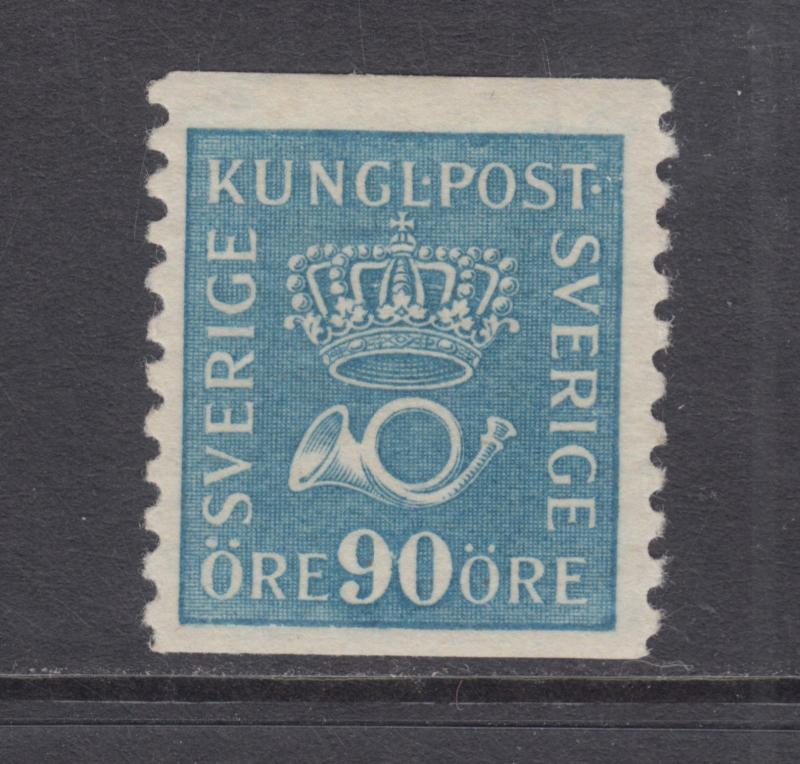 Sweden Sc 152 MLH. 1925 90o Post Horn & Crown VF