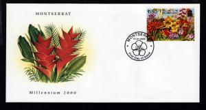 Montserrat 2000 Millennium 2000 FDC!