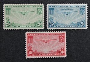 US #SC C20-C22 MNH XF Transpacific Issues Mint Never Hinged