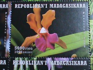 MADAGASCAR STAMP 1999 COLORFUL WORLD LOVELY ORCHIDS MNH S/S SHEET VERY FINE