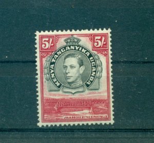 K.U.T. - Sc# 83. 1950 5Sh Geo.VI. Mint. $30.00.