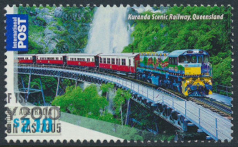 Australia SC# 3257 SG 3387 Used Railway Journeys w/fdc see details & scan