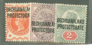 Bechuanaland Protectorate #69-71 Unused Single
