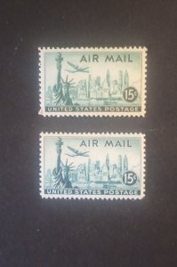 C35  US AirMail MINT(x2)