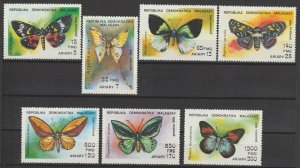 MADAGASCAR 1992 SG 922/8 + MS 929 MNH