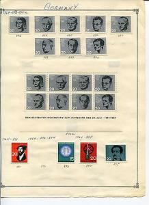 Germany Collection 1956/73 mostly mint 19 pages