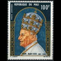 MALI 1965 - Scott# C30 Pope John Set of 1 NH
