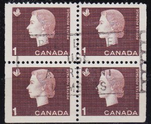 KANADA CANADA [1962] MiNr 0348 EE FF ( O/used ) 4er