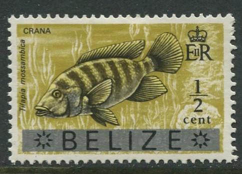 Belize.- Scott 327 - Fish & Animals -1974 - Mint -Single 1/2c Stamp