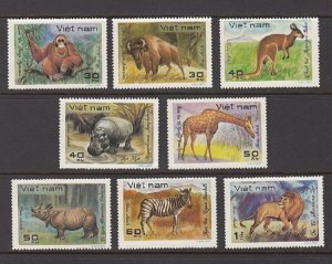 VIETNAM - SC# 1154-1161 WILD ANIMALS - MNH