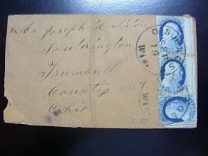 U.S. 7 PAIR, 21 Used ON COVER SCV$3,600.00+ Low Start