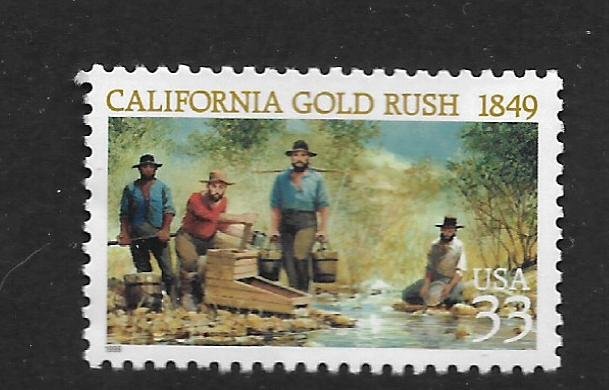 UNITED STATES, 3235, MNH, CALIFORNIA GOLD RUSH