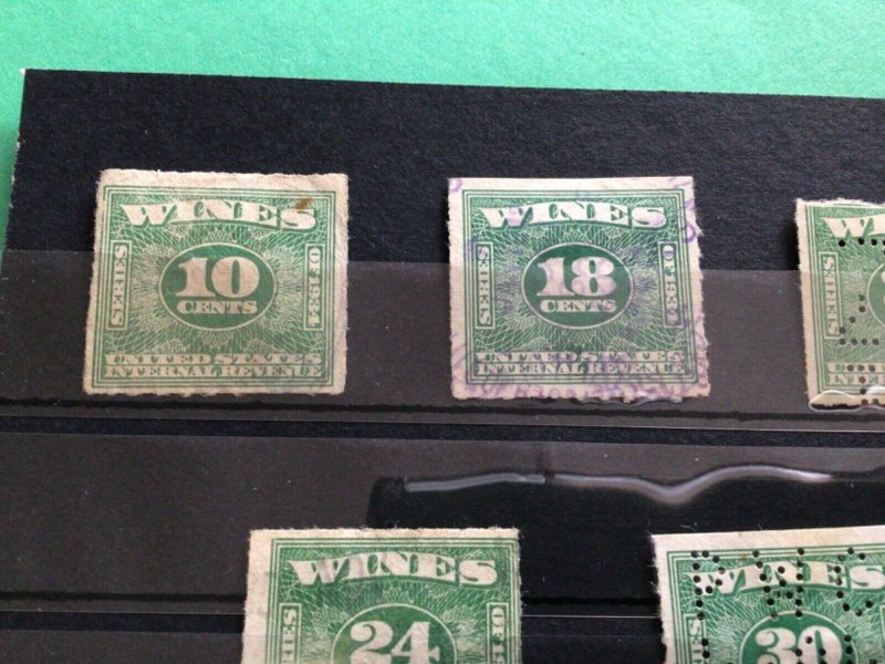 U. S. Wines revenue stamps A12447