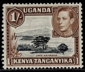 KENYA UGANDA TANGANYIKA GVI SG145, 1s black & yellowish-brown, M MINT. Cat £38.