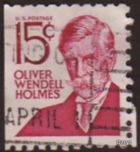 USA 1978 Sc#1288b 15c Red Oliver Wendell Holmes USED.