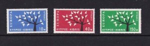 Cyprus 1963 Sc 219-221 set of 3 MH