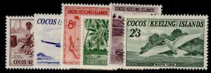 AUSTRALIA - Cocos (Keeling) Island QEII SG1-6, 1963 set, NH MINT. Cat £20.