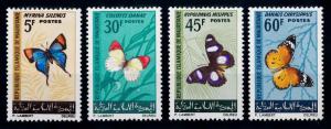 [65592] Mauritania 1966 Butterflies  MLH