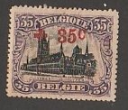 BELGIUM #B41 MINT HINGED TONED GUM