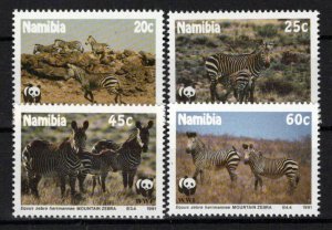 Namibia SWA 694-697 MNH Mountain Zebra Wildlife Animals ZAYIX 0424S0150M