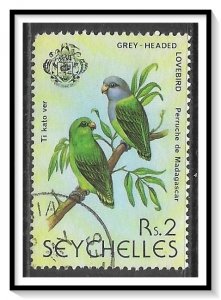 Seychelles #429 Grayheaded Lovebirds Used