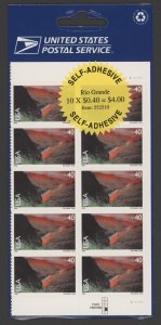 1999 US Scott #C134  40c Rio Grande Plate Block of 10 MNH  Post Office Packaging