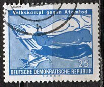 Germany DDR; 1958: Sc. # 405:  Used CTO Single Stamp