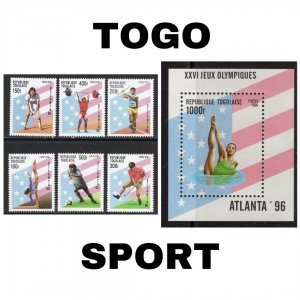 Thematic Stamps - Togo - Sport - Choose from dropdown menu