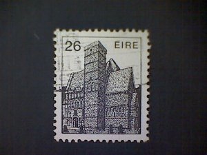 Ireland (Éire), Scott #550, used(o), 1982,  Cormac's Chapel, 26p,  black