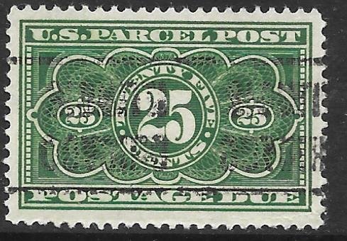 USA JQ5: 25c Numeral, used, VF