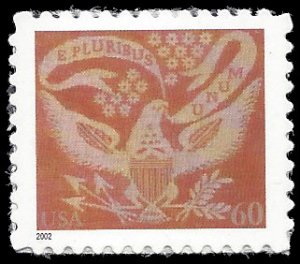 #3646 60c Coverlet Eagle 2002 Mint NH