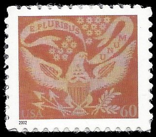 #3646 60c Coverlet Eagle 2002 Mint NH