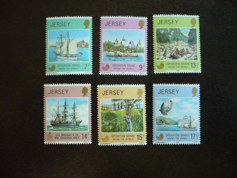 Stamps - Jersey - Scott# 236-241 - Mint Never Hinged Set of 6 Stamps