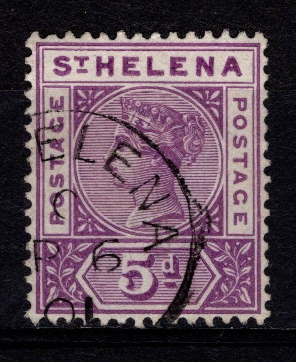 St Helena 1890 Victoria Def., 5d [Used]