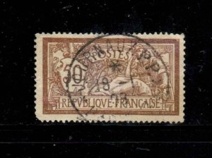 FRANCE #123 1900 50c LIBERTY & PEACE F-VF USED b