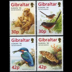 GIBRALTAR 1999 - Scott# 794-7 Europa-Fauna Set of 4 NH