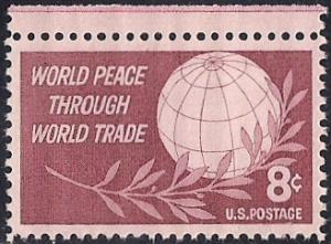 1129 4 cent World Peace through Trade mint OG NH XF