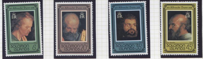 Solomon Is. - Scott 373-76 - Apostles Issue -1978 - MNH -Set of 4 Stamps