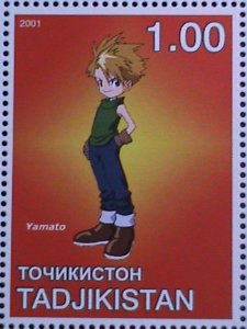 TAJIKISTAN-2001-FAMOUS DIGIMON- JAPANESE CARTOON MNH SHEET VERY FINE